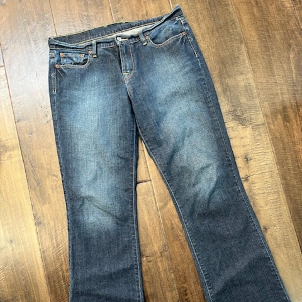 LUCKY BRAND WOMEN'S SWEET N' LOW JEANS SIZE 30 DARK DENIM JEANS